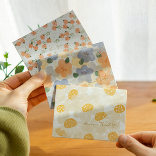 森屿叶生日手写对折贺卡圣诞节烫金祝福高级感卡送女友礼物留言卡