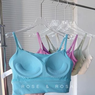 聚拢美背吊带 运动内衣女普拉提瑜伽背心防震跑步健身文胸 一体式