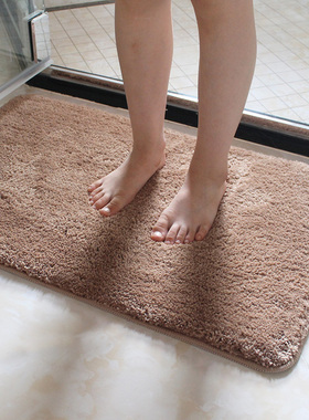 DADA大达柔软超细纤维平绒地垫吸水防滑卫浴脚垫不脱毛可机洗定制