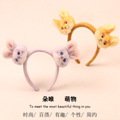 疯狂动物城兔子警官狐狸尼克公仔发箍卡通发卡乐园拍照表演头饰品