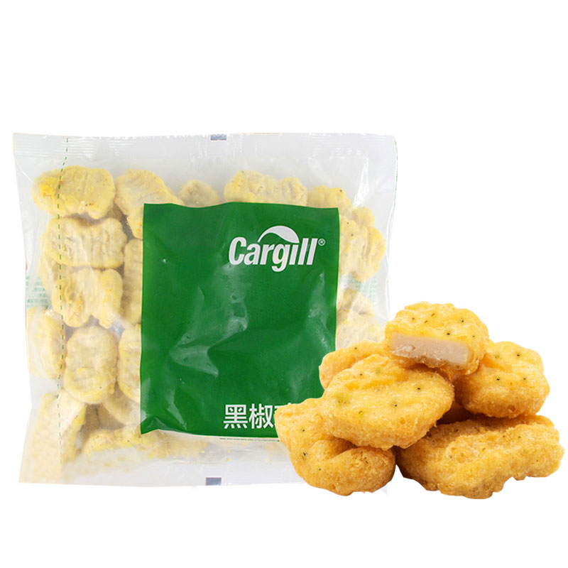 嘉吉黑椒鸡块1kg *10上校鸡块肯德基鸡块麦乐鸡块