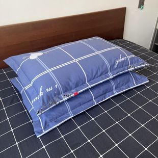 纯棉枕套加厚斜纹48x74cm全棉一对枕芯套卡通枕套学生40 60枕头套
