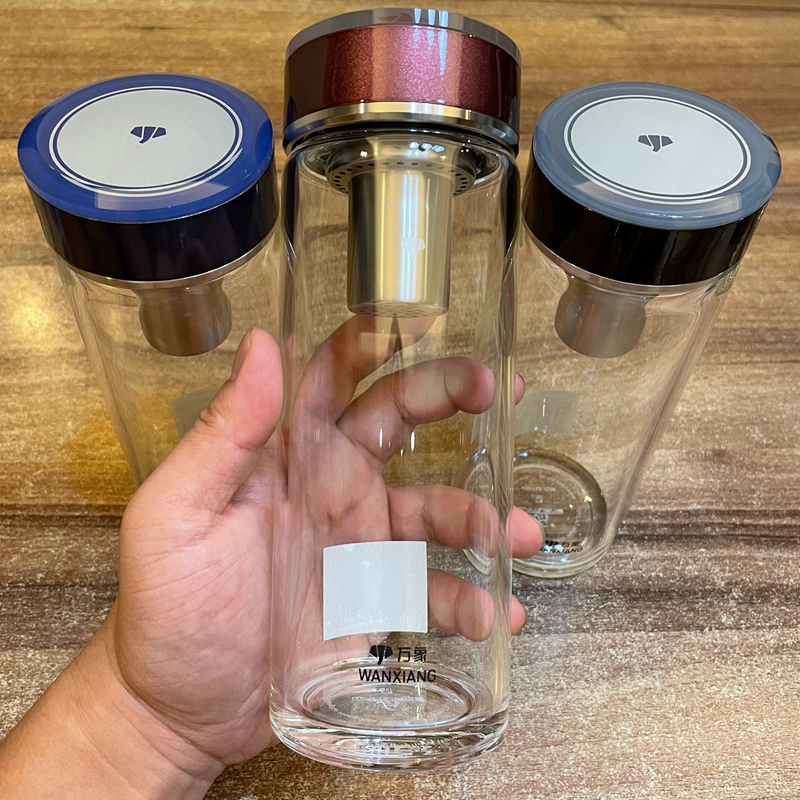 万象玻璃杯手工匠心烧制实心杯底