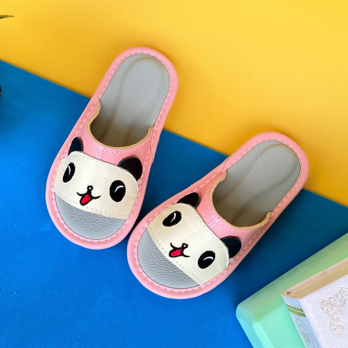 真皮儿童凉拖鞋学生牛皮鞋垫凉鞋卡通通头小孩夏款女童亲子鞋男孩