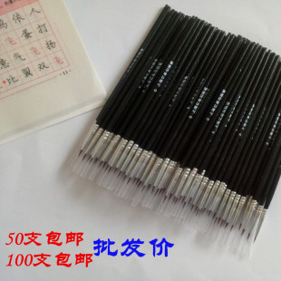 上海亿美勾线笔描边笔美甲笔尼龙水粉油画特细毛笔面相笔100包邮