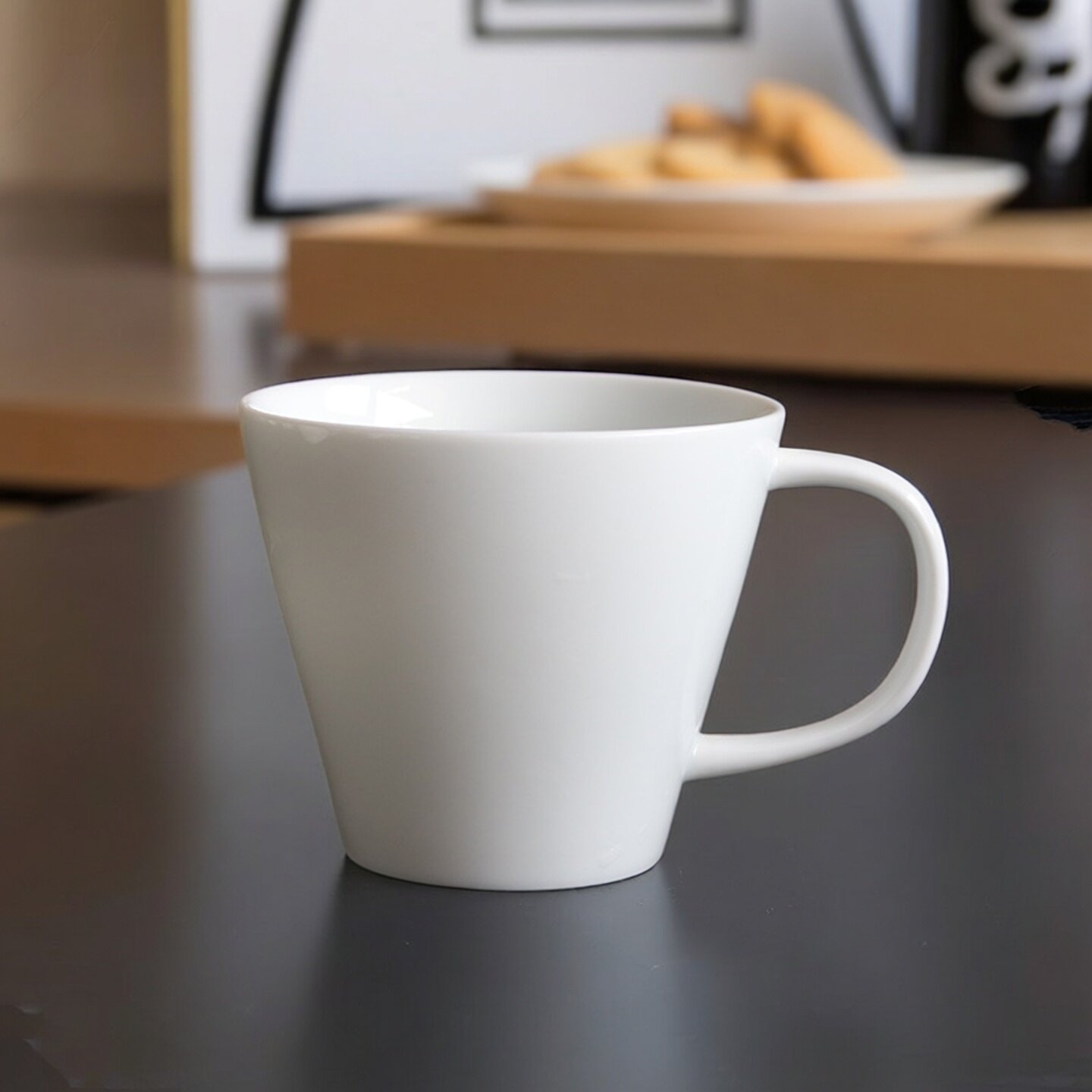 白瓷有耳200毫升下午茶咖啡杯