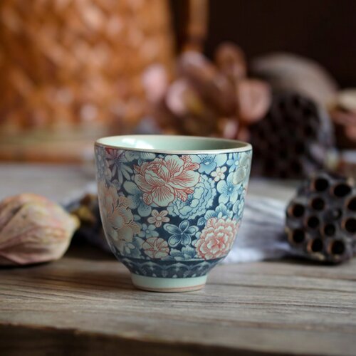 汝窑开片品茗杯功夫茶杯