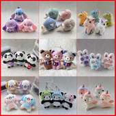 兔子毛绒玩偶挂件包包挂饰钥匙扣公仔可爱卡通小兔子娃娃厂家