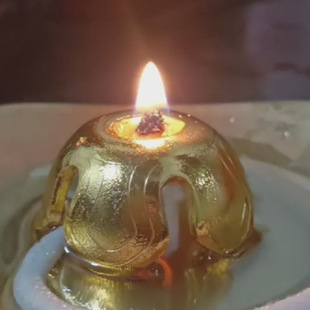 植物油食用油灯芯架水晶铜食用油五脚灯芯架供灯厘米莲花头跨境