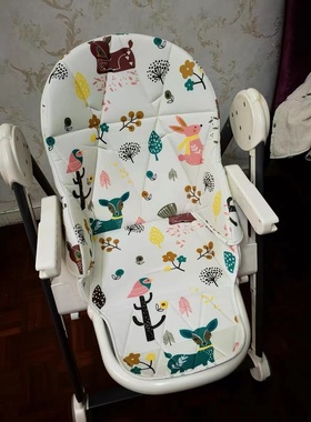 爱音C055儿童餐椅坐垫座垫套配件五点安全带C009宝宝椅保暖垫适合