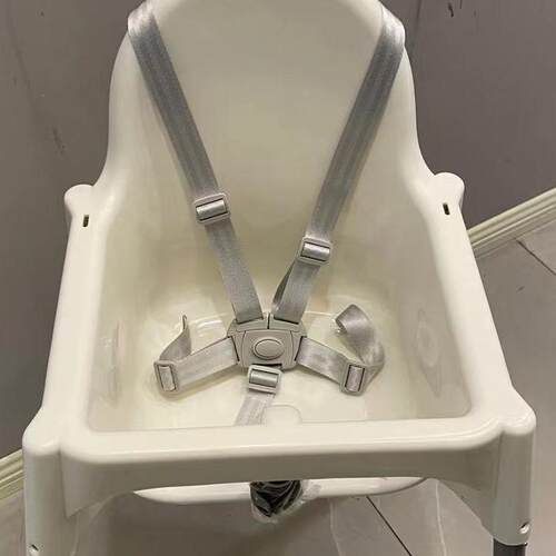 宜家宝宝餐椅五点式安全带