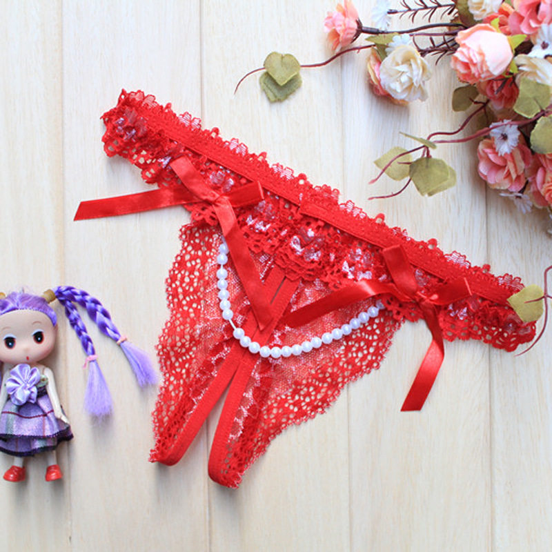 花边蝴蝶结开裆激情透视丁字裤