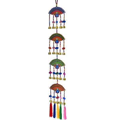 民族客厅孔雀装饰现代简约