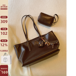 高端大气手提包单肩包 2025新款 南风Chio2nd 松栗暖坞托特包包女式