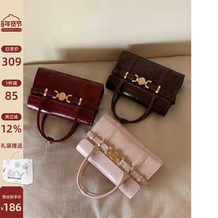 南风Chio2nd 琉光晚宴小方包包女式2026新款粉色手提包单肩斜挎包