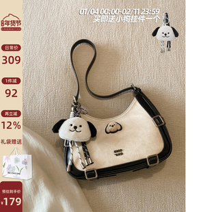 南风Chio2nd 面包小狗 摩登轨迹托特包包女高级感单肩斜挎腋下包