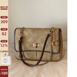 明媚深秋链条包包女春夏菱格链条大包通勤单肩斜挎包 南风Chio2nd