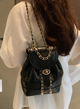 南风Chio2nd 曼切斯特双肩包女2026新款包包小香风链条背包单肩包