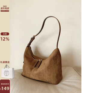 南风Chio2nd 秋冬复古手提单肩斜挎包 山谷城堡腋下包包女2025新款