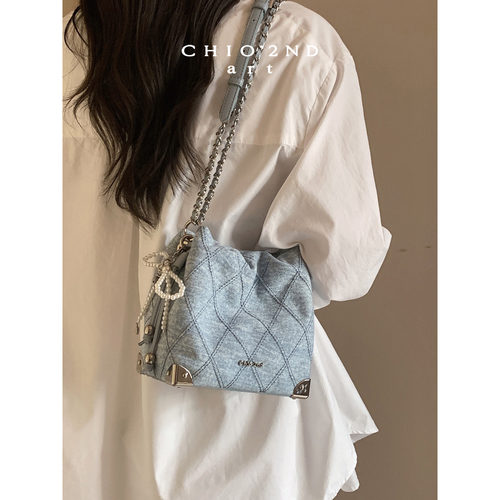 Chio’2nd蓝调芭蕾水桶包