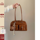 南风Chio2nd 波士顿包通勤手提单肩包 桑巴酒廊枕头包包女2025新款