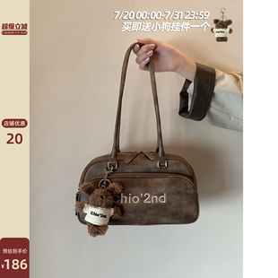 时光旅人枕头包包女春夏复古小众设计师款 南风Chio2nd 通勤单肩包