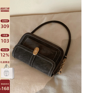 南风Chio2nd 秋冬上班通勤单肩斜挎包 都市风尚小方包包女2026新款