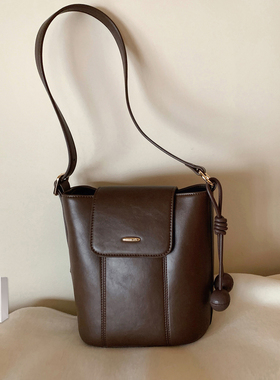 南风Chio2nd 暖栗冬林托特包包女式2026新款复古质感单肩斜挎包