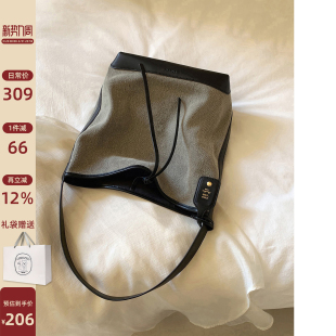 南风Chio2nd 大容量通勤手提单肩包 摩卡格调托特包包女士2026新款