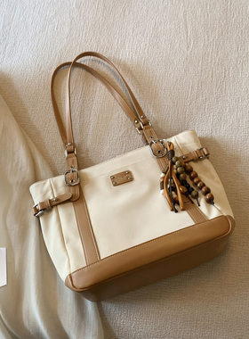 南风Chio2nd 巴黎左岸托特包日常通勤百搭包包女撞色时尚单肩大包