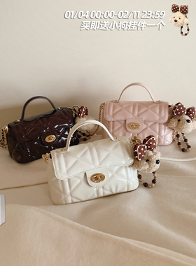 南风Chio2nd 米兰晚宴小方包包女2025超火手提菱格链条单肩斜挎包