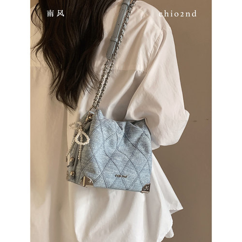 Chio’2nd蓝调芭蕾水桶包