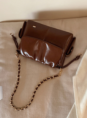 南风Chio2nd 清冬松露单肩包高级小众不撞款包包女亮面质感斜挎包