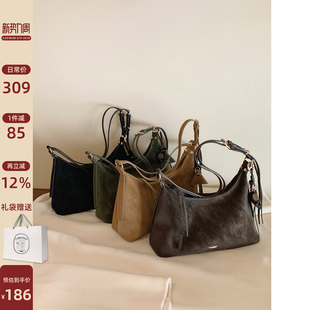 南风Chio2nd 高级松弛感hobo包单肩斜挎包 柔焦冬日托特包包女新款