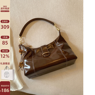 南风Chio2nd 单肩斜挎包 金秋街心托特包通勤大容量包包女2025新款