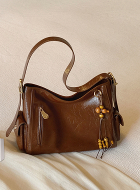 南风Chio2nd 秋意暖阳托特包包女大容量通勤腋下包复古单肩斜挎包