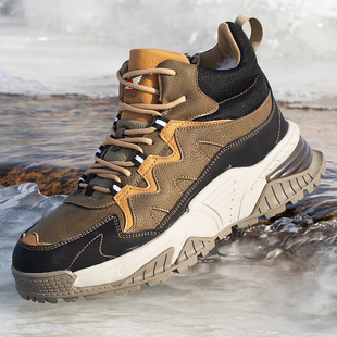 东北雪地靴男款冬季大码真皮棉鞋加厚保暖防水防滑羊皮毛一体男鞋
