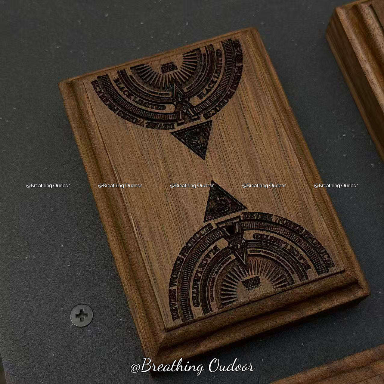 户外露营桌面灯架胡桃木灯架GZ灯塔天火灯ML4灯38灯造型灯架氛围