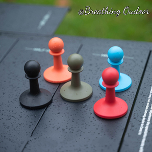 户外露营天幕杆防雷帽 帐篷避雷帽顶针野营柱支撑杆帽4只装