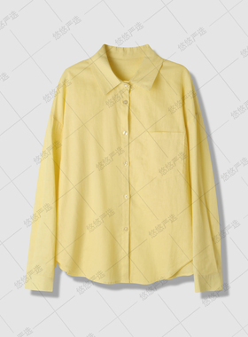 【亚麻调色盘】春季新款百搭纯色显瘦衬衫 KX01S-9503