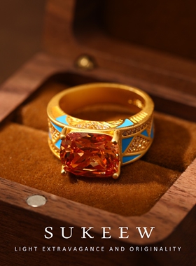SUKEEW酥可超闪复合重工戒指