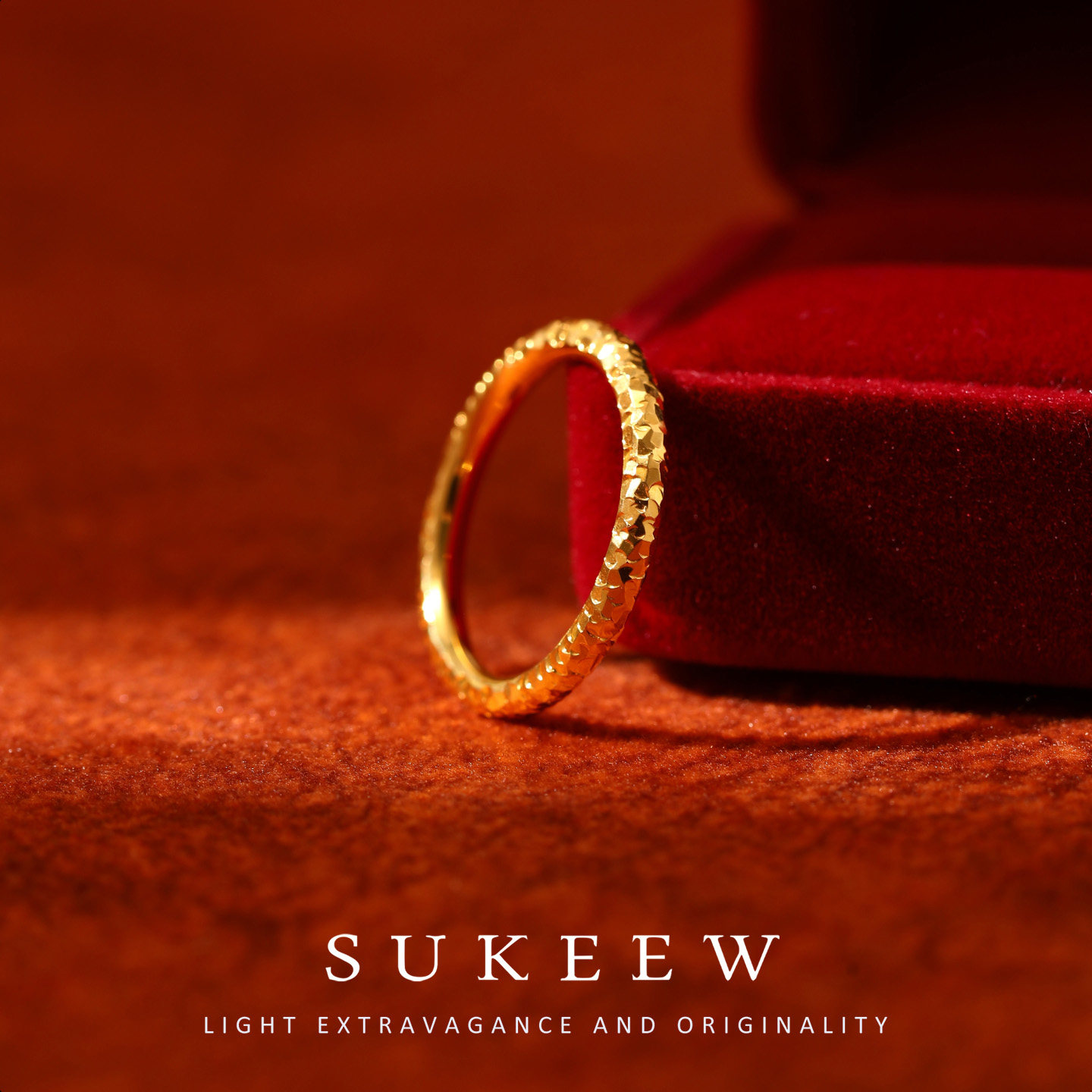 SUKEEW轻奢碎冰冰百搭戒指图片