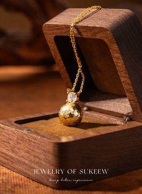 新中式气质龙鳞碎冰冰项链