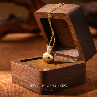 SUKEEW/酥可 「月下诗」新中式气质龙鳞碎冰冰项链轻奢时尚锁骨链