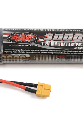 RC4WD模型用XT60插头6-CELL3000MAH镍氢电池组7.2V 1.5A Z-E0090