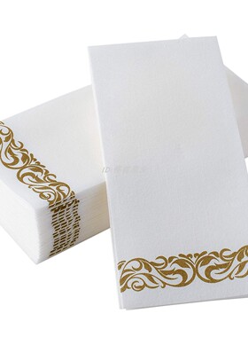 包邮 餐巾纸西餐纸高档牛排咖啡店烫金纸巾银色酒店无尘纸30*43CM