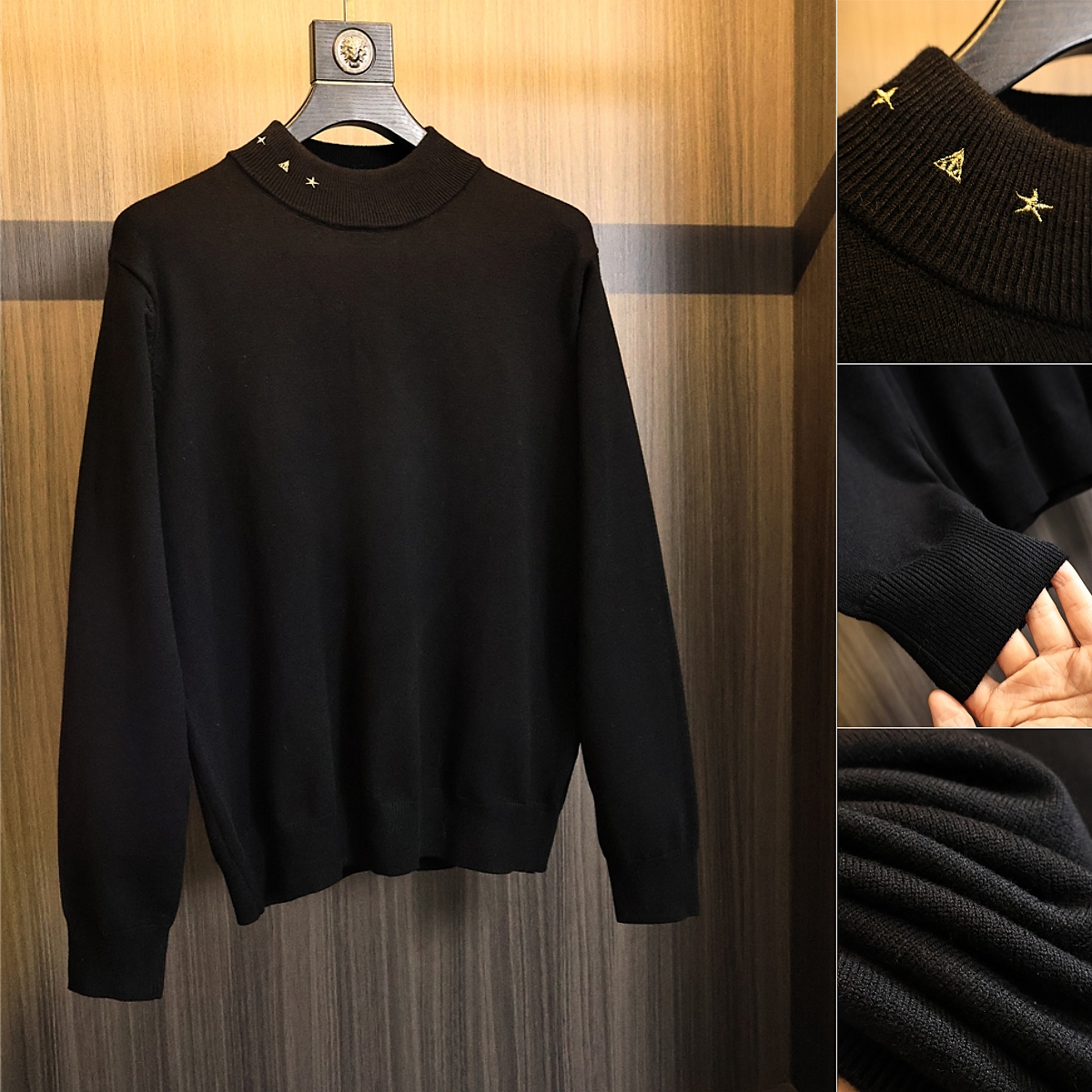 太洋气了男士绵羊毛百搭针织毛衣