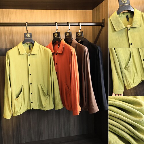 岛国IN口梭织面料！长袖衬衫