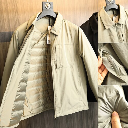 山系防风防水！翻领羽绒服外套潮