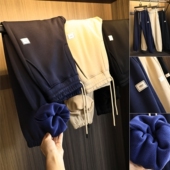 休闲裤 版 秋冬男士 复合奥粒绒保暖松紧腰卫裤 型超赞 ODM公司订单